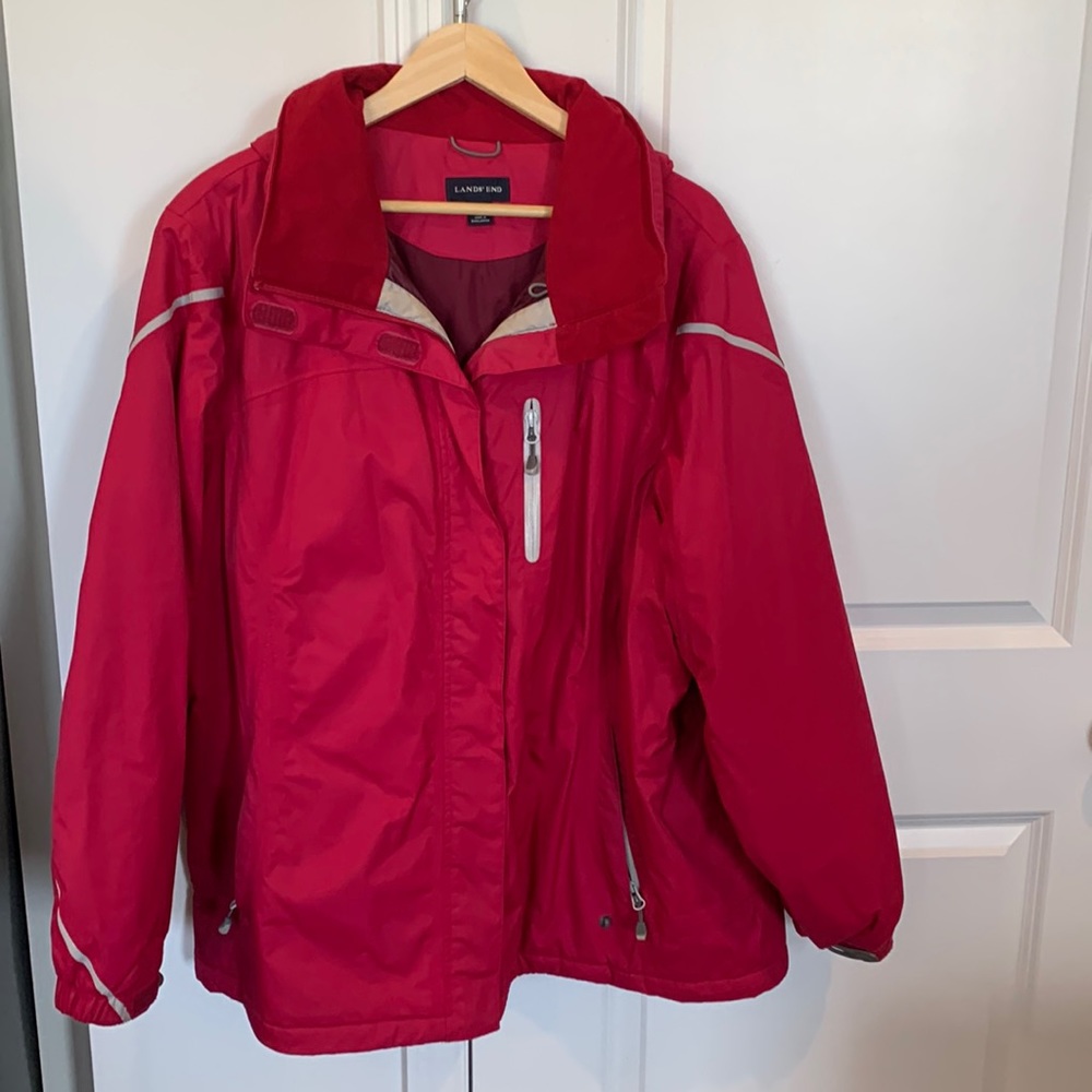 Ski jacket, Heavy winter coat, 3x 24-26 women’s, pink